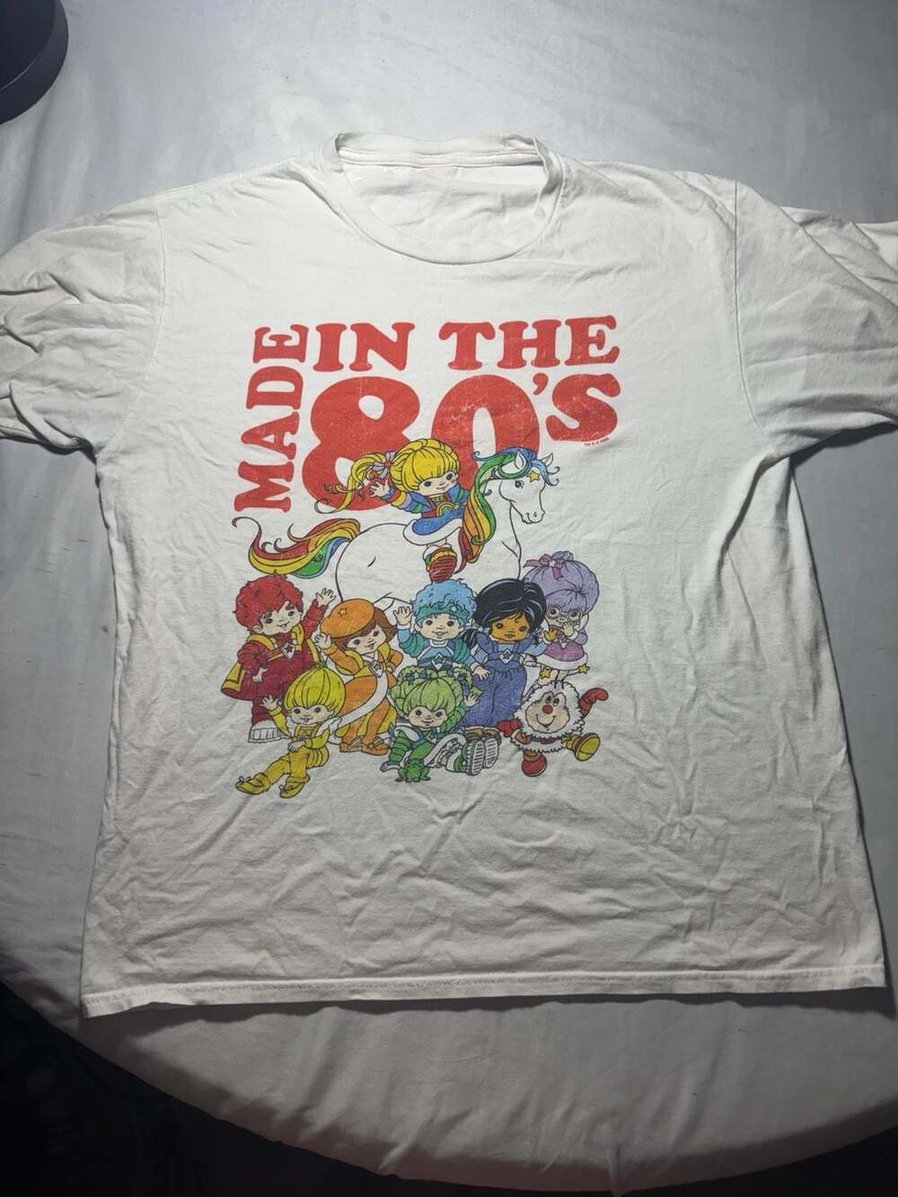 Rainbow Brite 'Made In The 80s' Friends Group Graphic T-Shirt - Picture 1 of 6